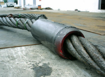 Braided Wire Rope Slings Gator - Laid High Flexibility And Snug Around Loads